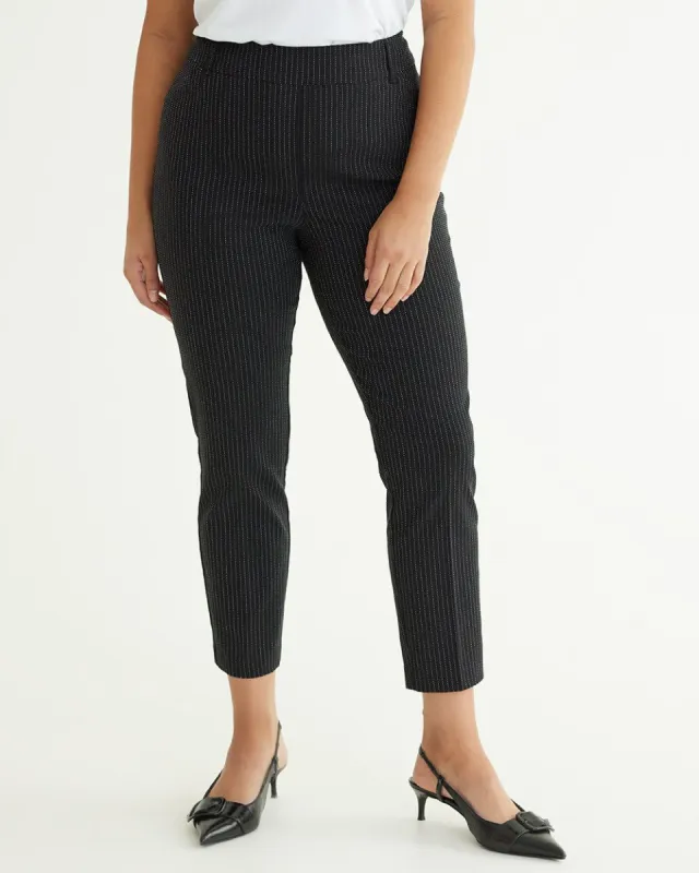 Slim-Leg High-Rise Ankle Pant - The Iconic (R) - Petite sold by Reitmans