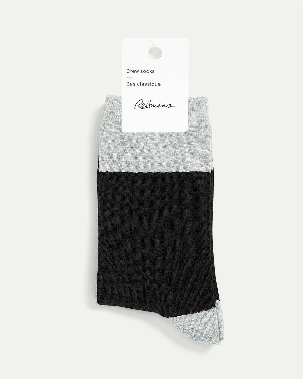Cotton Socks with Colour Blocks sold by Reitmans product image thumbnail 2