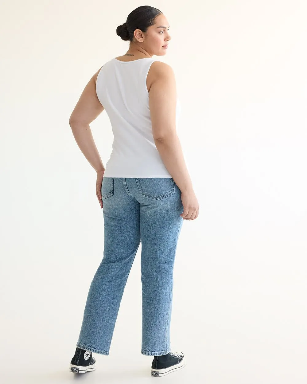 Scoop-Neck Cotton Tank - R Essentials sold by Reitmans product image thumbnail 2