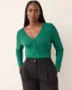 Long-Sleeve Ribbed Henley Tee sold by Reitmans