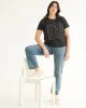 Short-Sleeve Crew-Neck Tee - R Essentials sold by Reitmans
