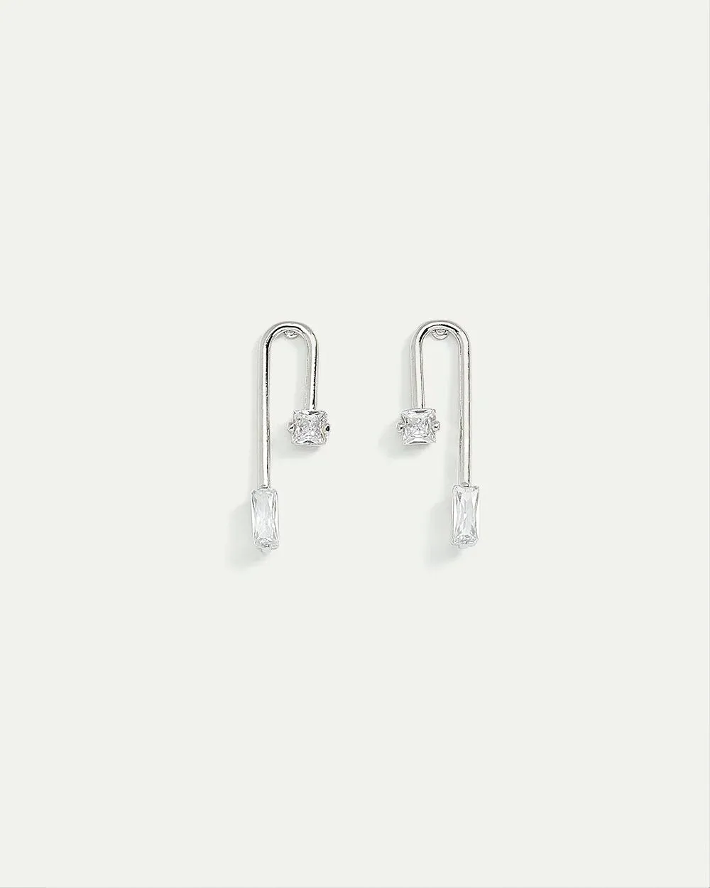 Curved Earrings with Rhinestones sold by Reitmans product image thumbnail 4