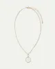 Short Paperclip Chain with Pearl Pendant sold by Reitmans