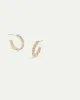 Small Open Hoops with Rhinestones sold by Reitmans