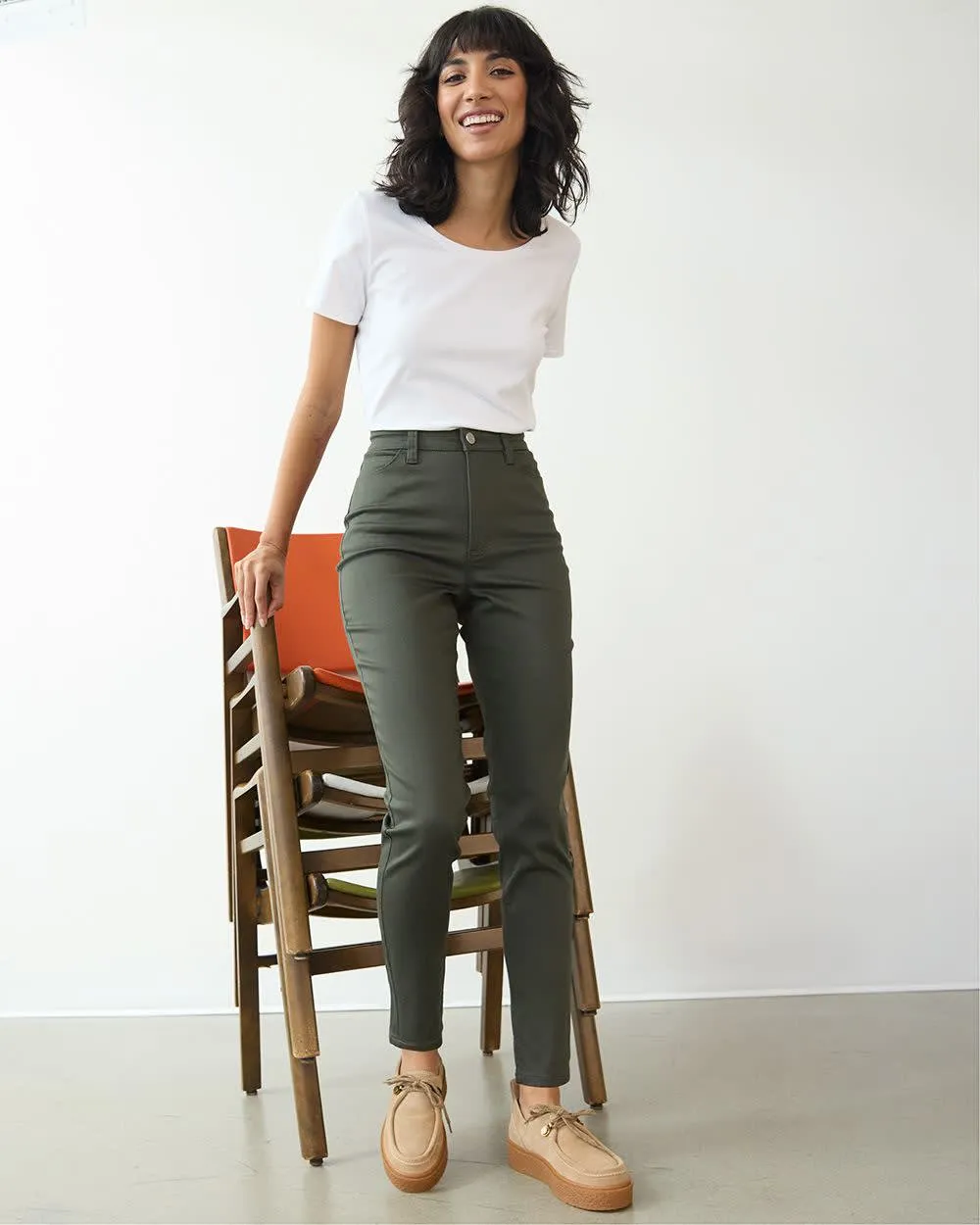 Skinny-Leg High-Rise Jean - The Signature (R) - Petite sold by Reitmans product image thumbnail 4