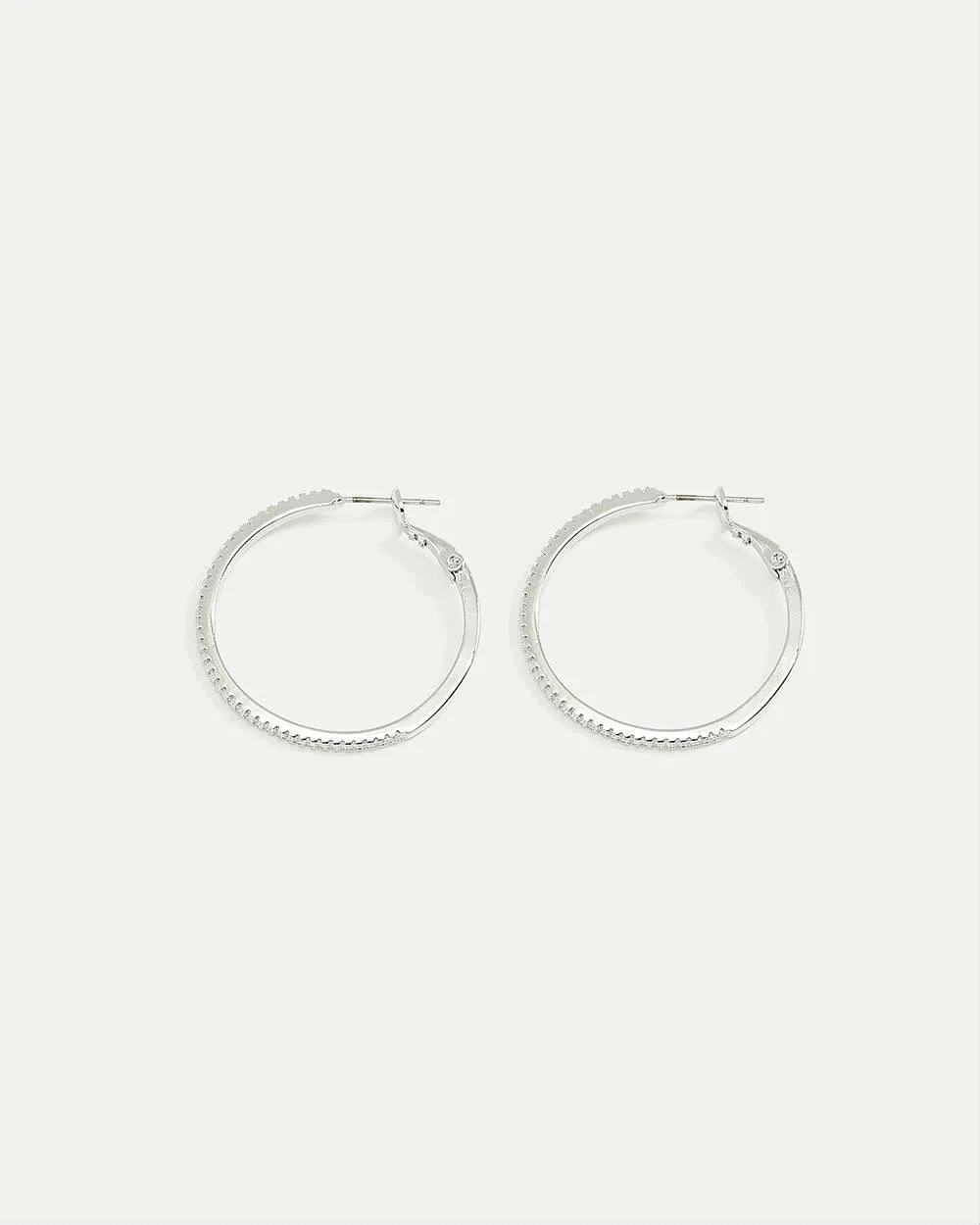 Large Hoops with Rhinestones sold by Reitmans product image thumbnail 2