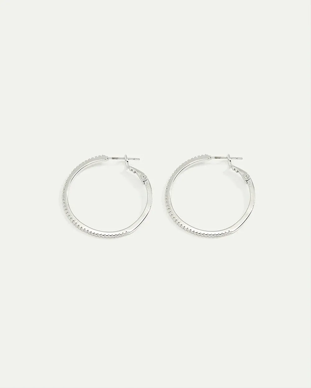 Large Hoops with Rhinestones sold by Reitmans product image thumbnail 5