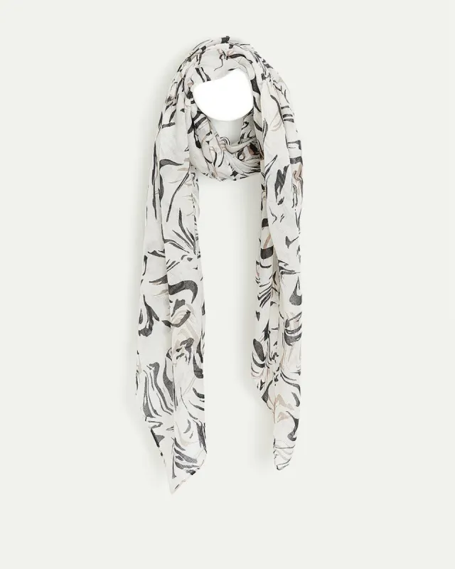 Scarf with Swirl Print sold by Reitmans