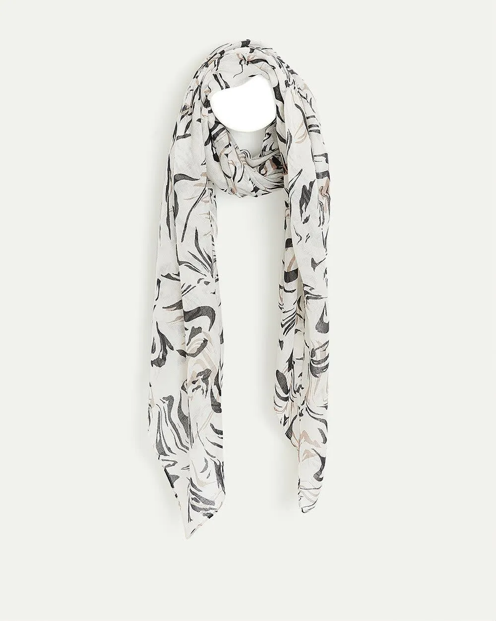 Scarf with Swirl Print sold by Reitmans