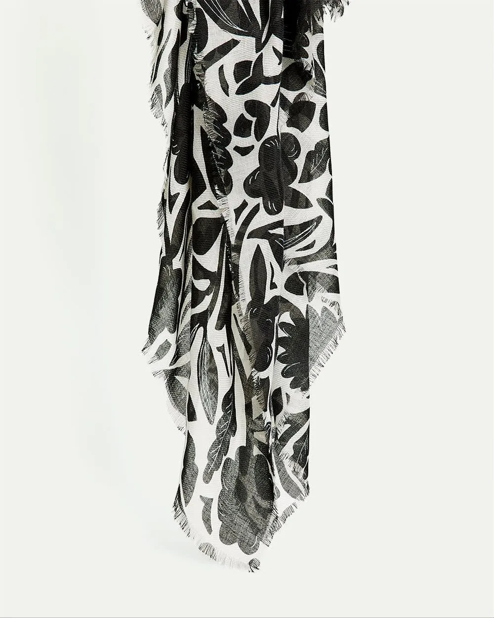 Scarf with Tonal Floral Pattern sold by Reitmans product image thumbnail 2