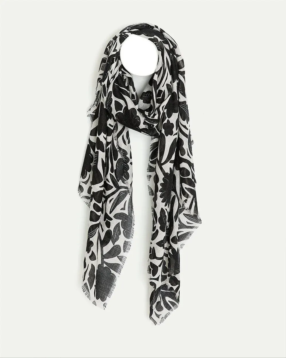 Scarf with Tonal Floral Pattern sold by Reitmans product image thumbnail 4