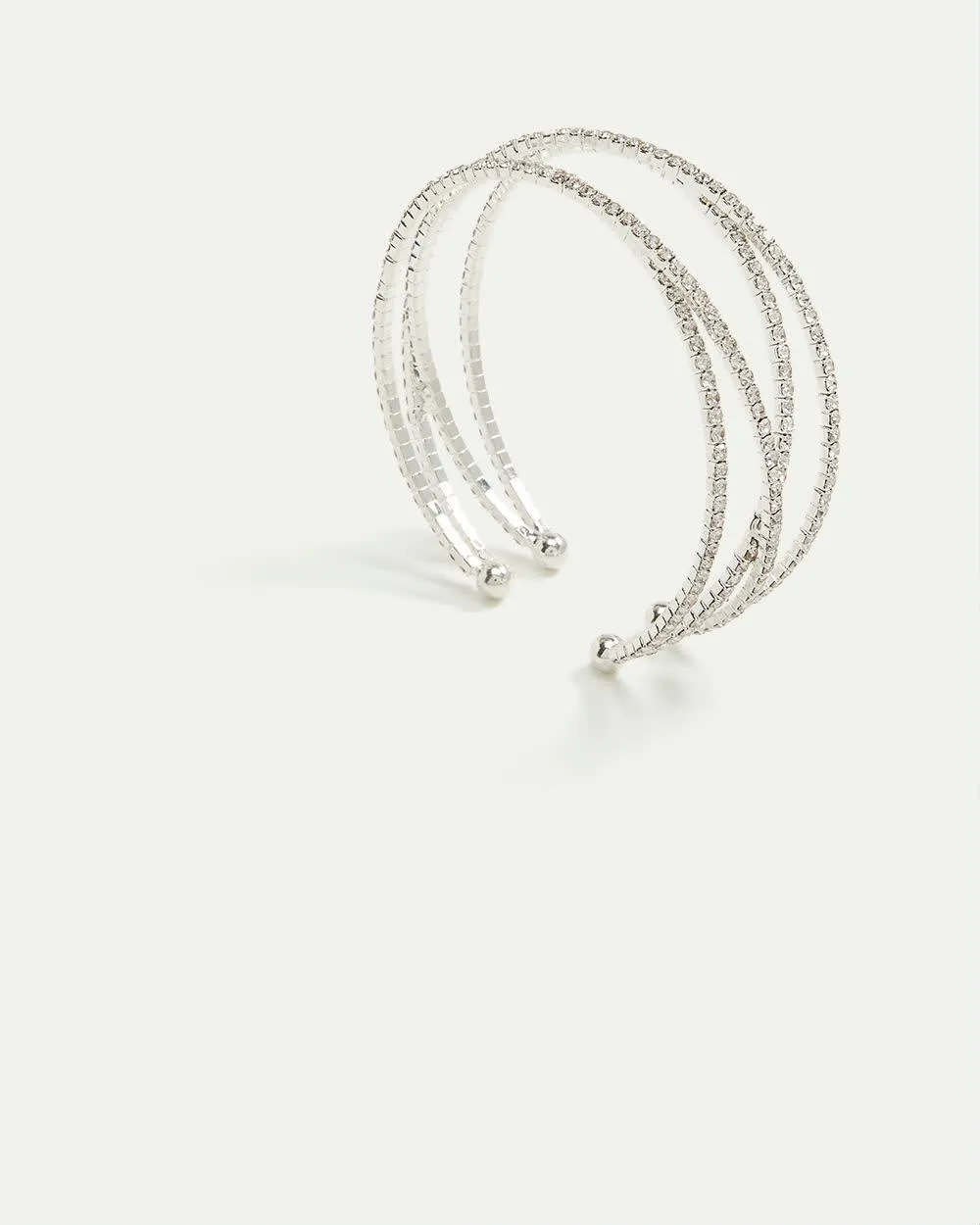 Cuff Bracelet with Rhinestones sold by Reitmans