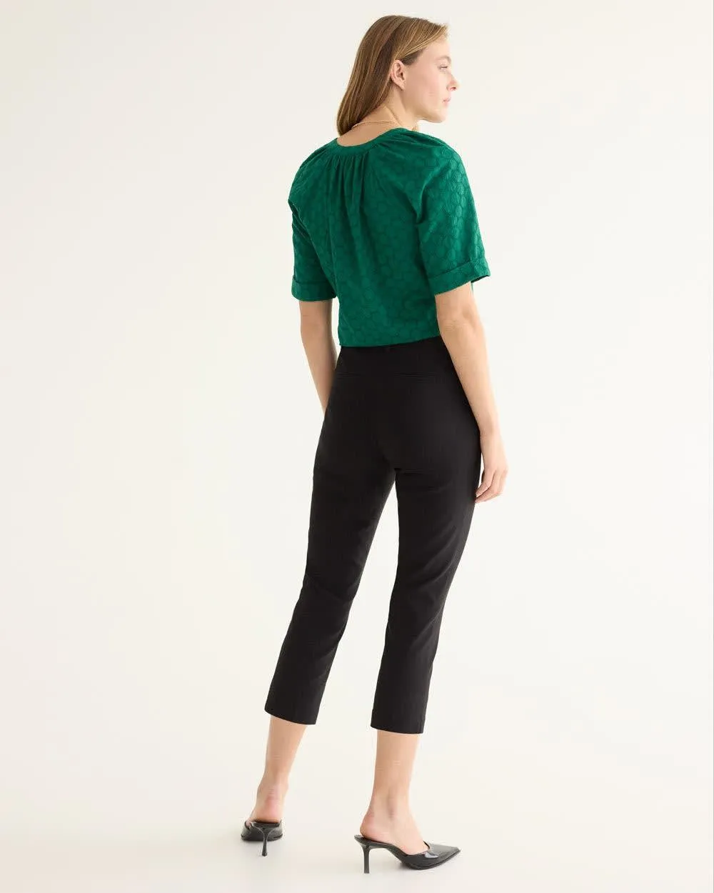 Slim-Leg High-Rise Capri Pants - The Iconic (R) sold by Reitmans product image thumbnail 2