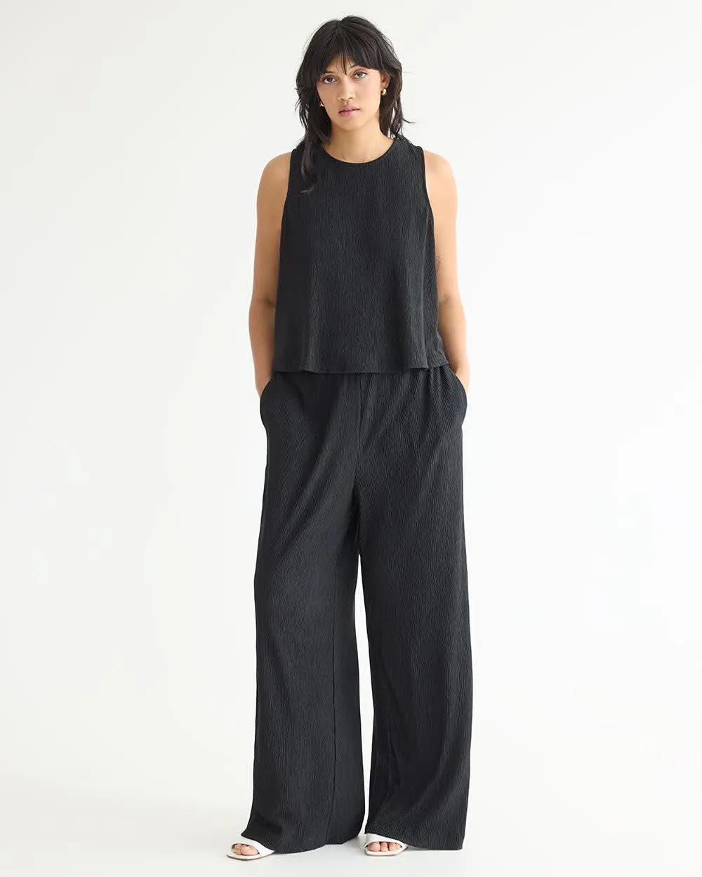 Wide-Leg High-Rise Pant - Tall sold by Reitmans