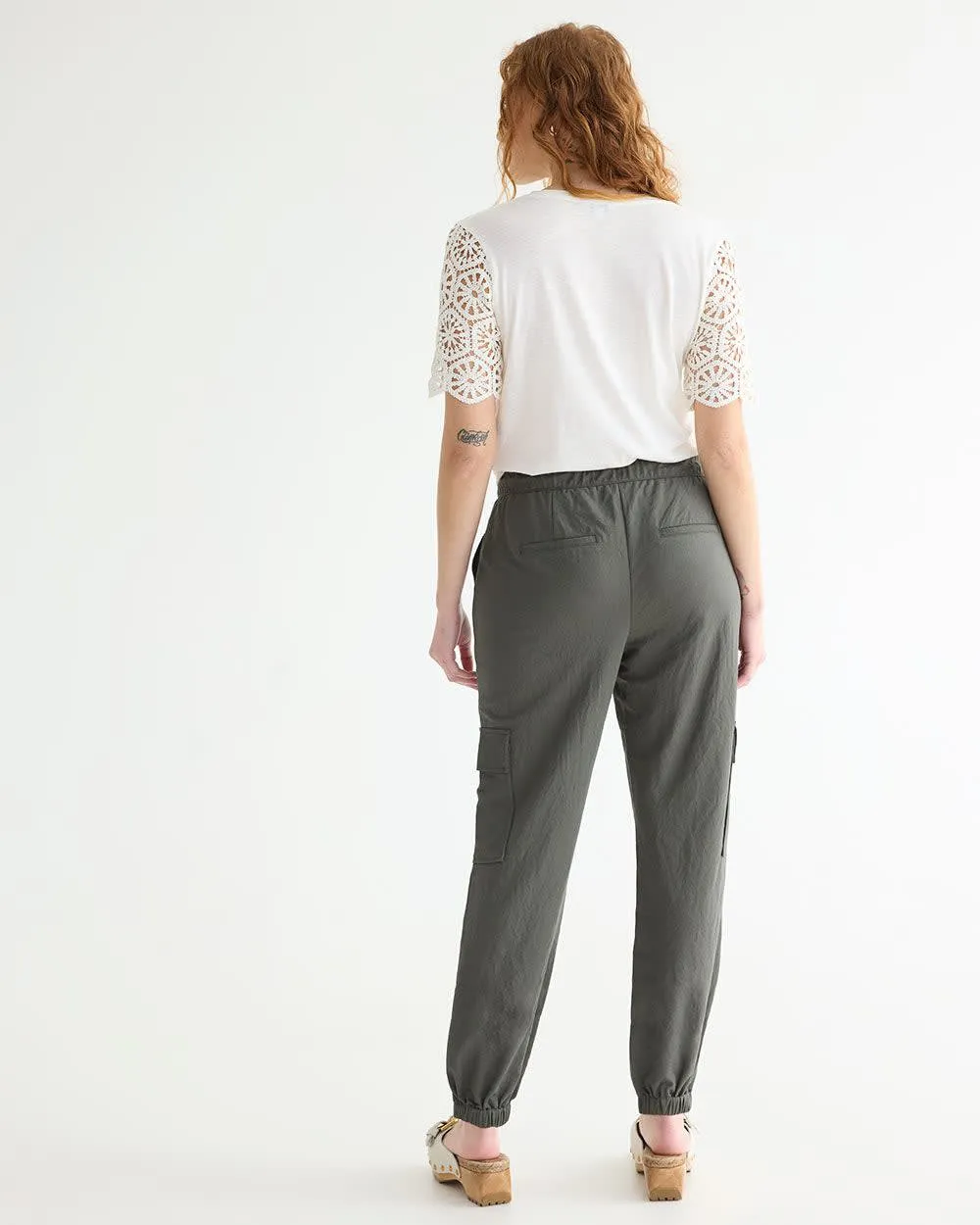 High-Rise Piqué Jogger Pant - Tall sold by Reitmans product image thumbnail 2