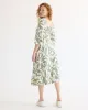 Linen-Blend Midi Skirt with Front Slit sold by Reitmans