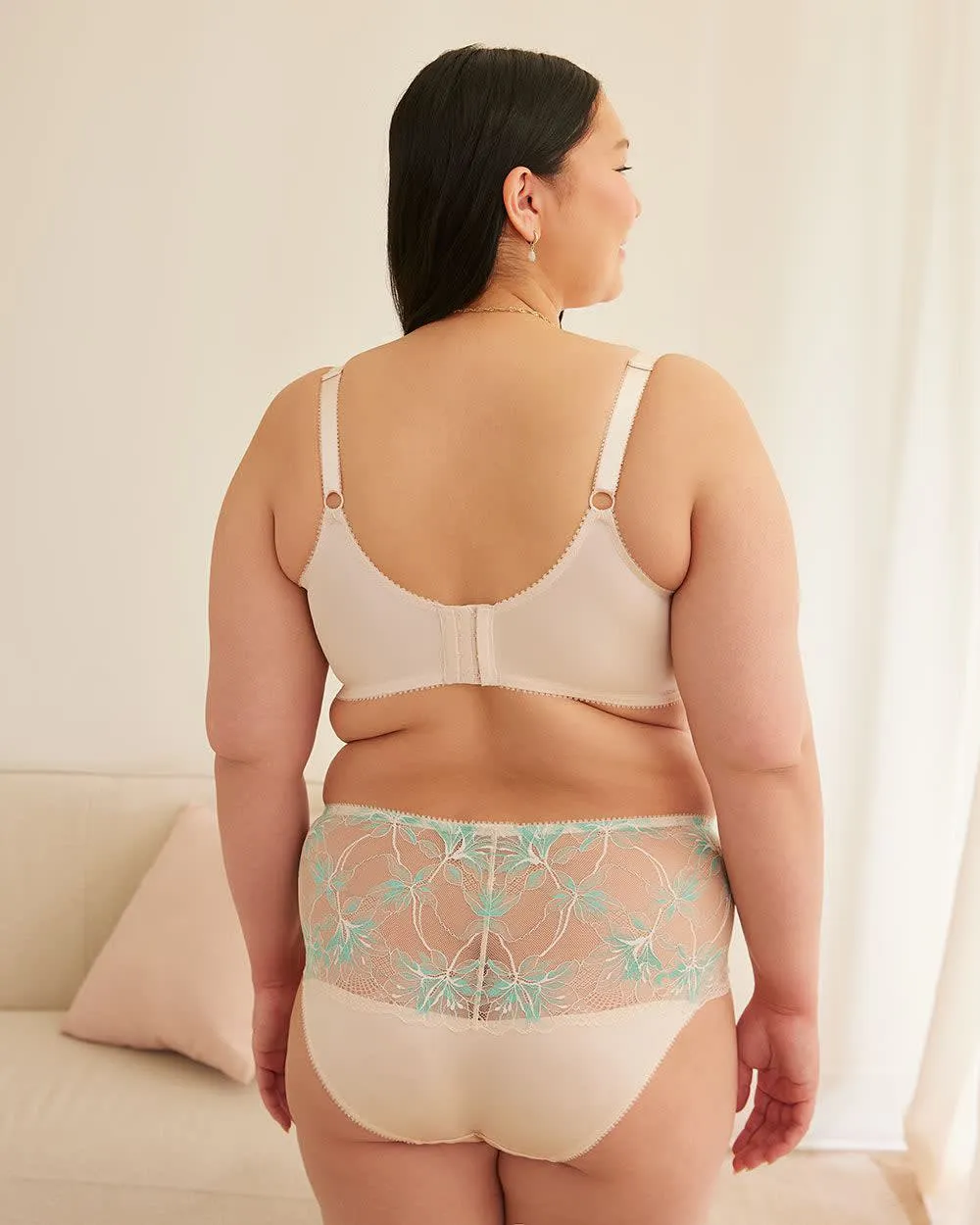 Unlined Two-Tone Lace Bra - Déesse Collection sold by Reitmans product image thumbnail 2