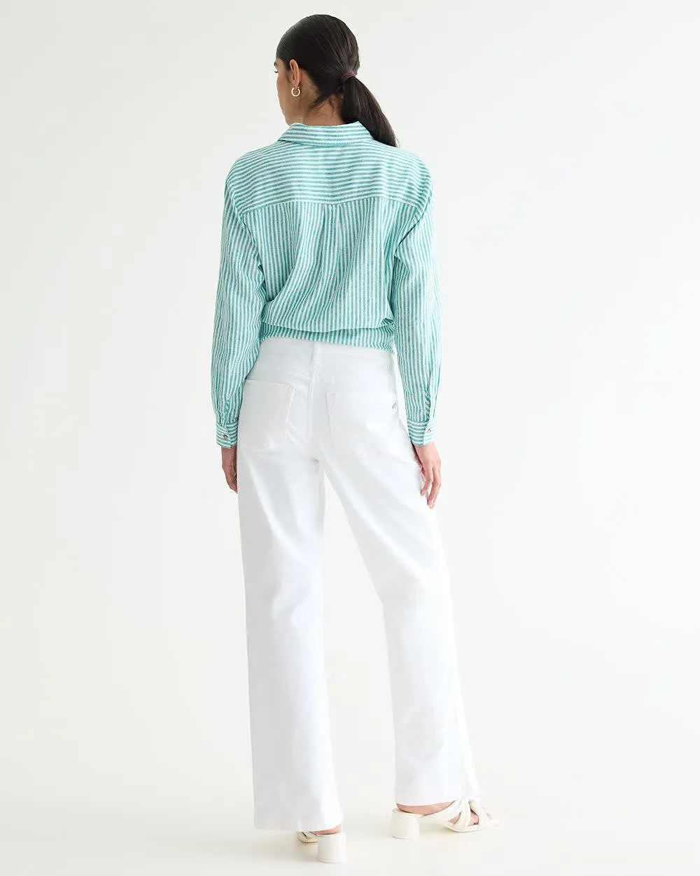 Straight-Leg Mid-Rise Utility Jean sold by Reitmans product image thumbnail 2