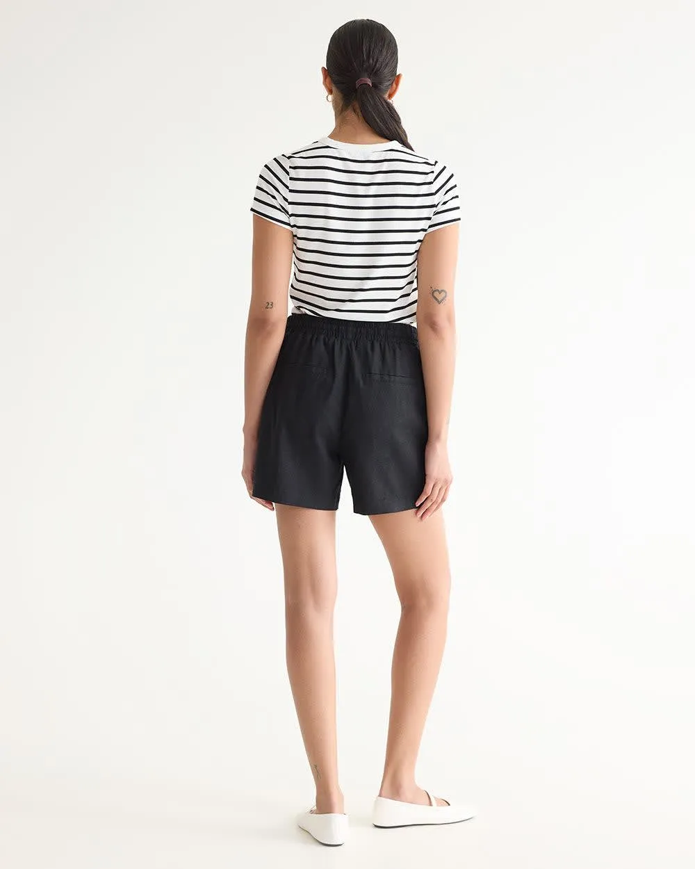 Linen Shorts with Drawstring sold by Reitmans product image thumbnail 2