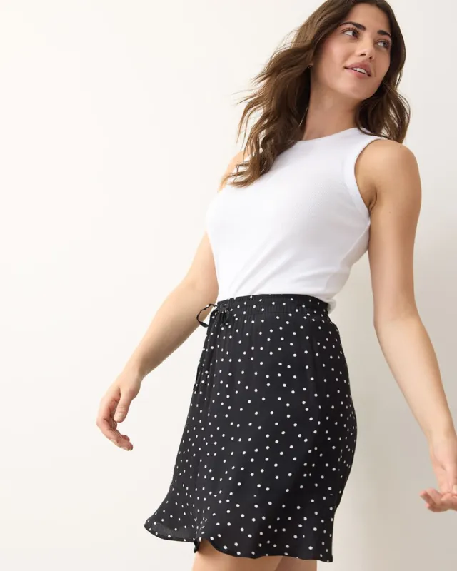 Fluid Ruffled Skort sold by Reitmans