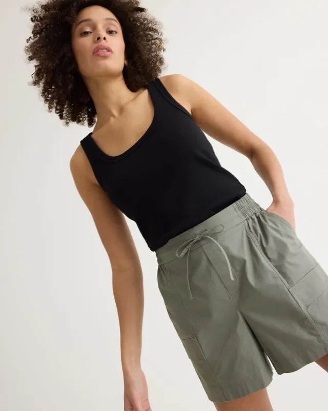 Poplin Shorts with Cargo Pockets sold by Reitmans