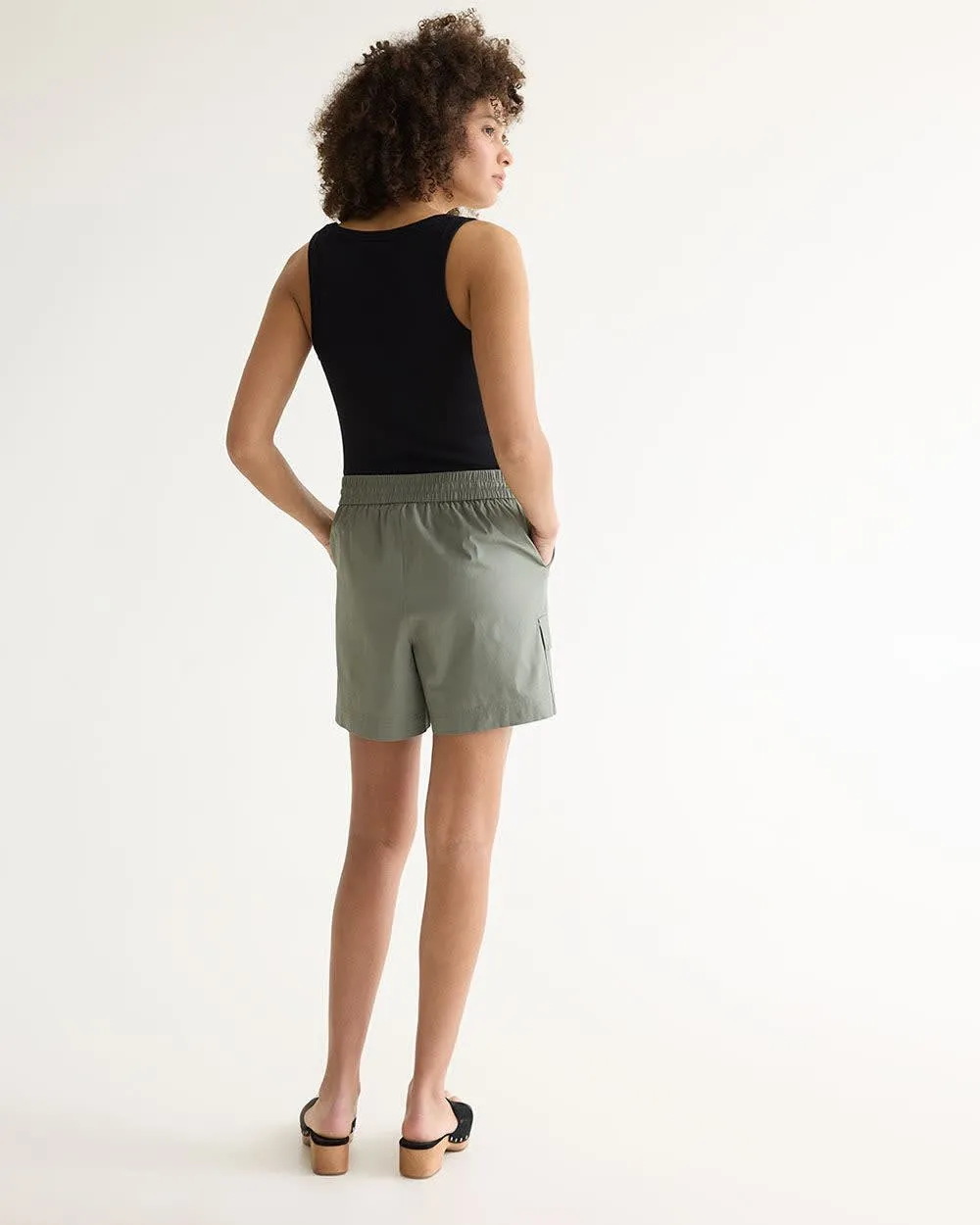 Poplin Shorts with Cargo Pockets sold by Reitmans product image thumbnail 2