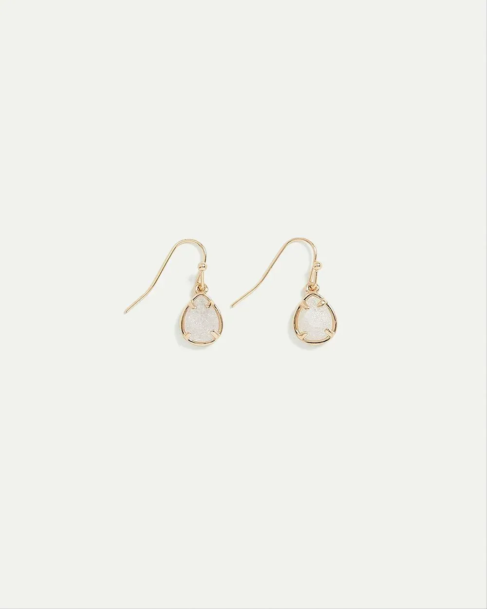 Earrings with Pear-Shaped Stone Pendant sold by Reitmans product image thumbnail 4