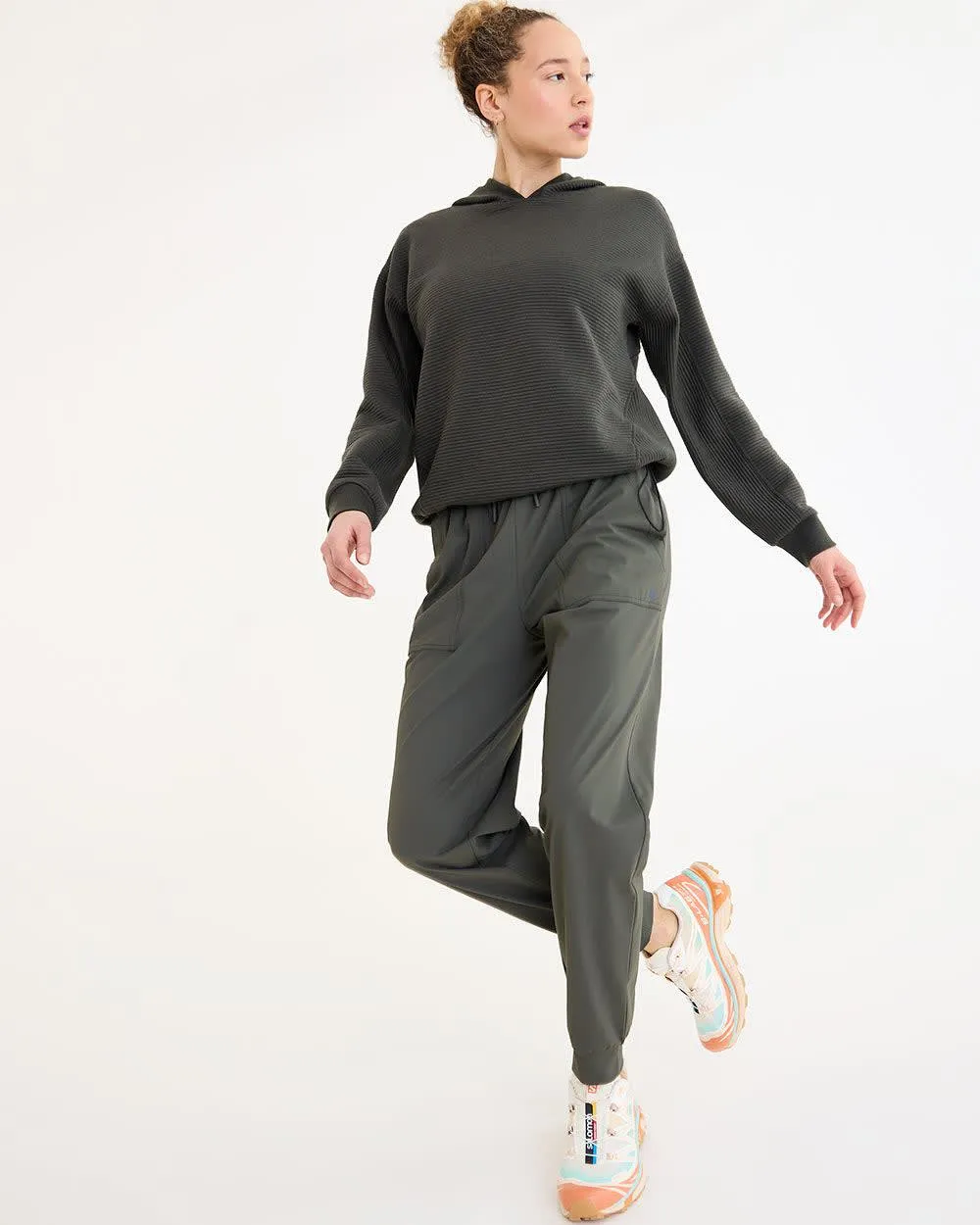 Hooded Pullover with Adjustable Hem - Hyba sold by Reitmans product image thumbnail 3