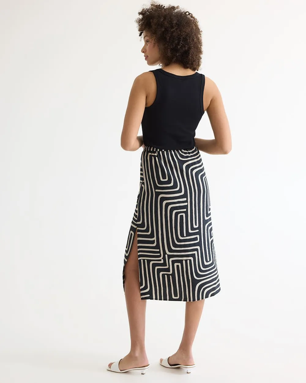 Midi Skirt with Side Slit sold by Reitmans product image thumbnail 2