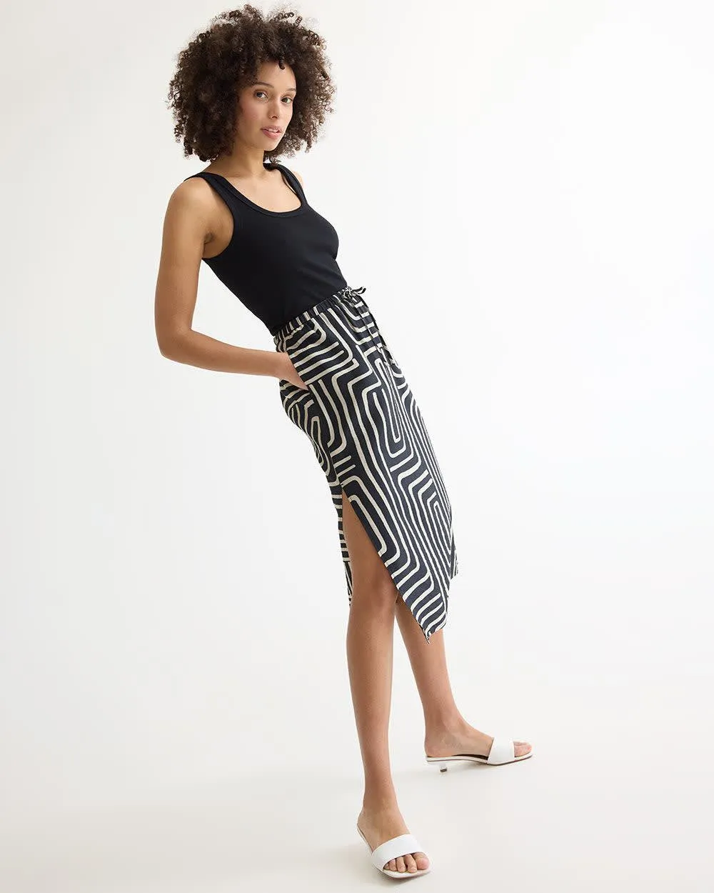 Midi Skirt with Side Slit sold by Reitmans product image thumbnail 4