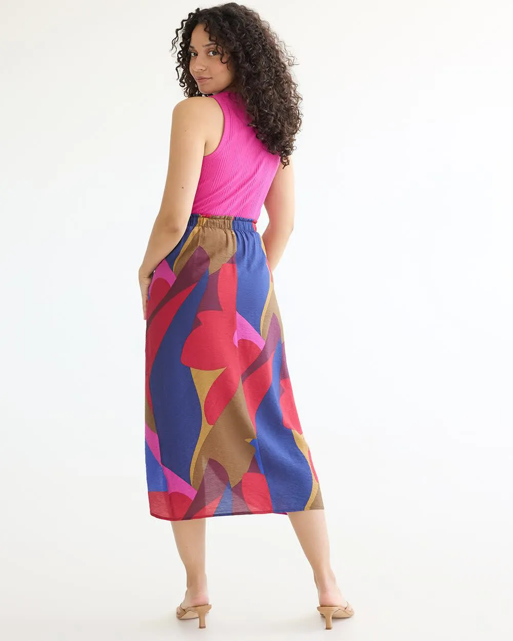 Wrap Midi Skirt sold by Reitmans product image thumbnail 2