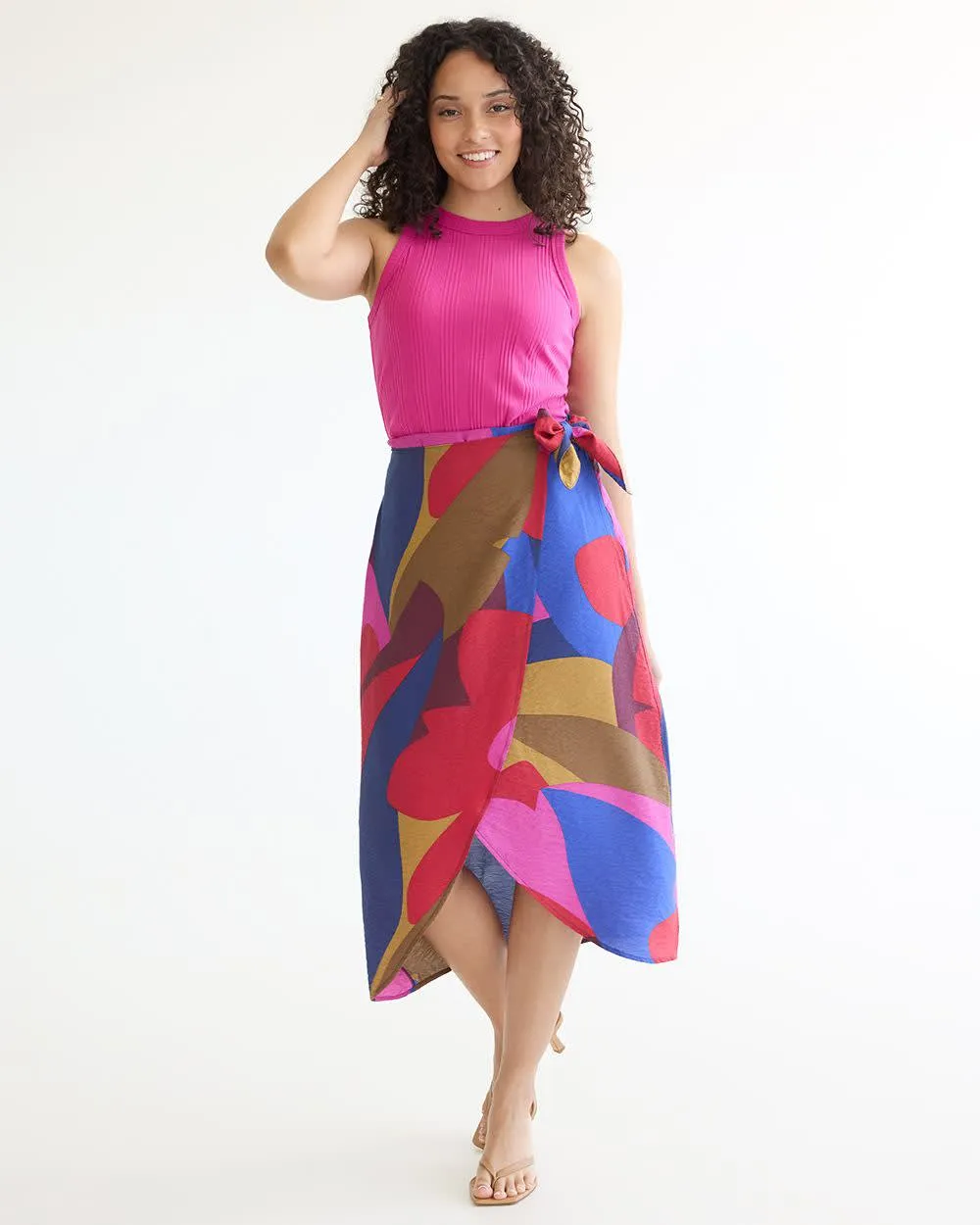 Wrap Midi Skirt sold by Reitmans product image thumbnail 3