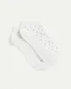 Dotted Cotton Anklet Socks sold by Reitmans