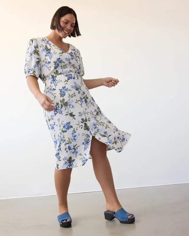 Buttoned-Down Dress with Short Flutter Sleeves sold by Reitmans