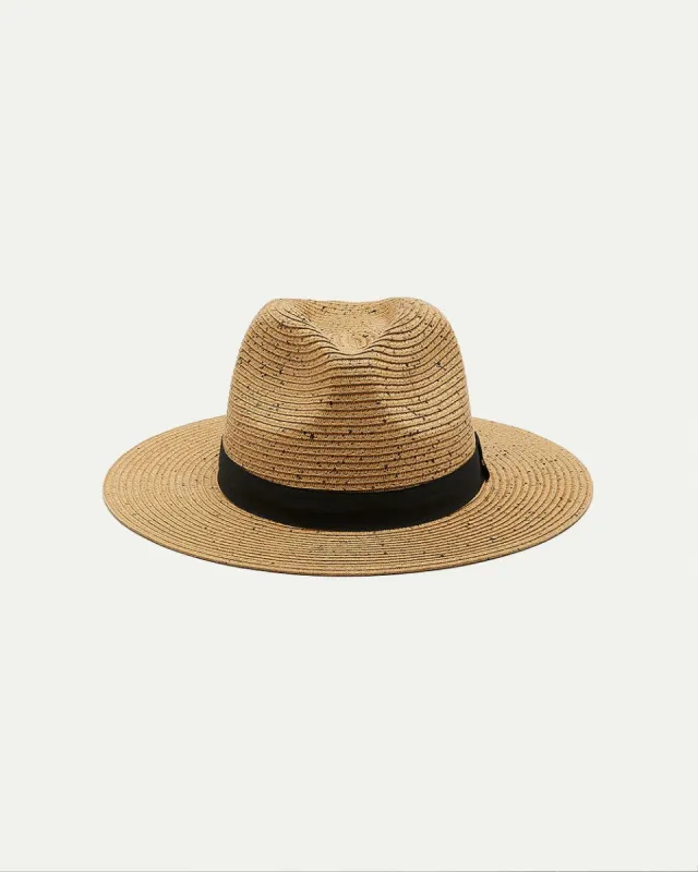 Straw Fedora Hat sold by Reitmans