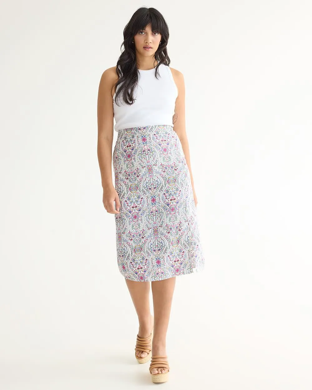 Midi Skirt with Front Slit sold by Reitmans product image thumbnail 3
