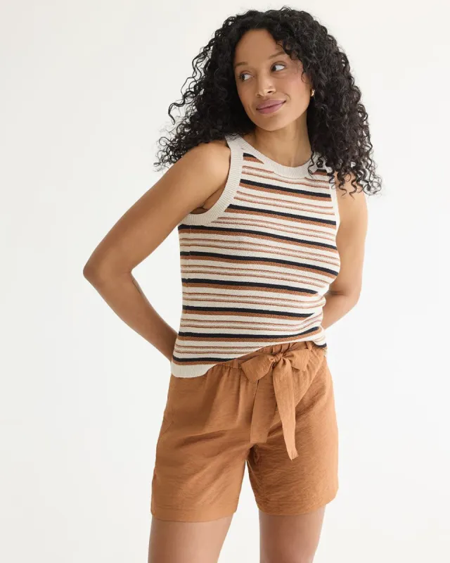 Crew-Neck Sleeveless Knit Top sold by Reitmans