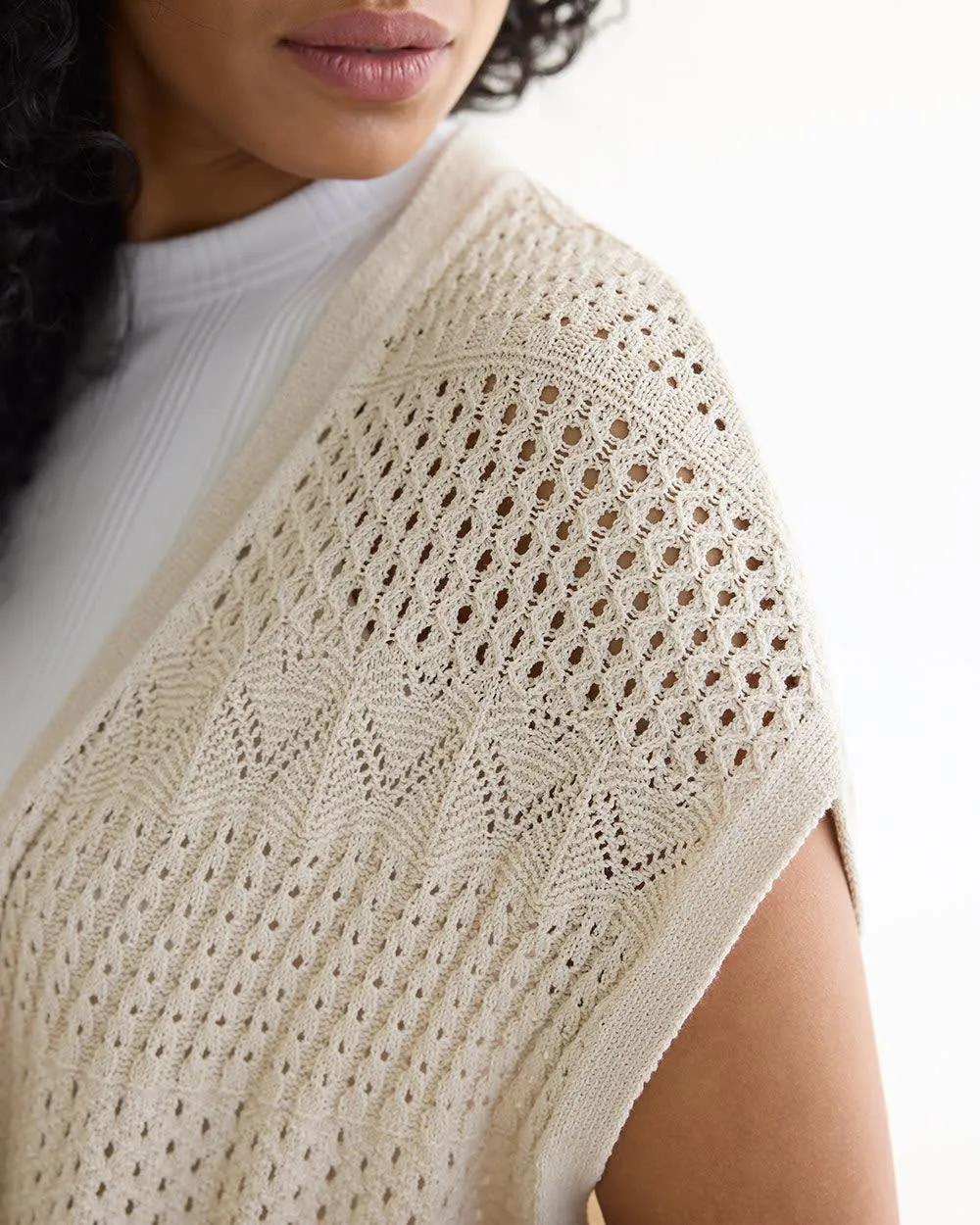 Sleeveless Open Cardigan sold by Reitmans product image thumbnail 4