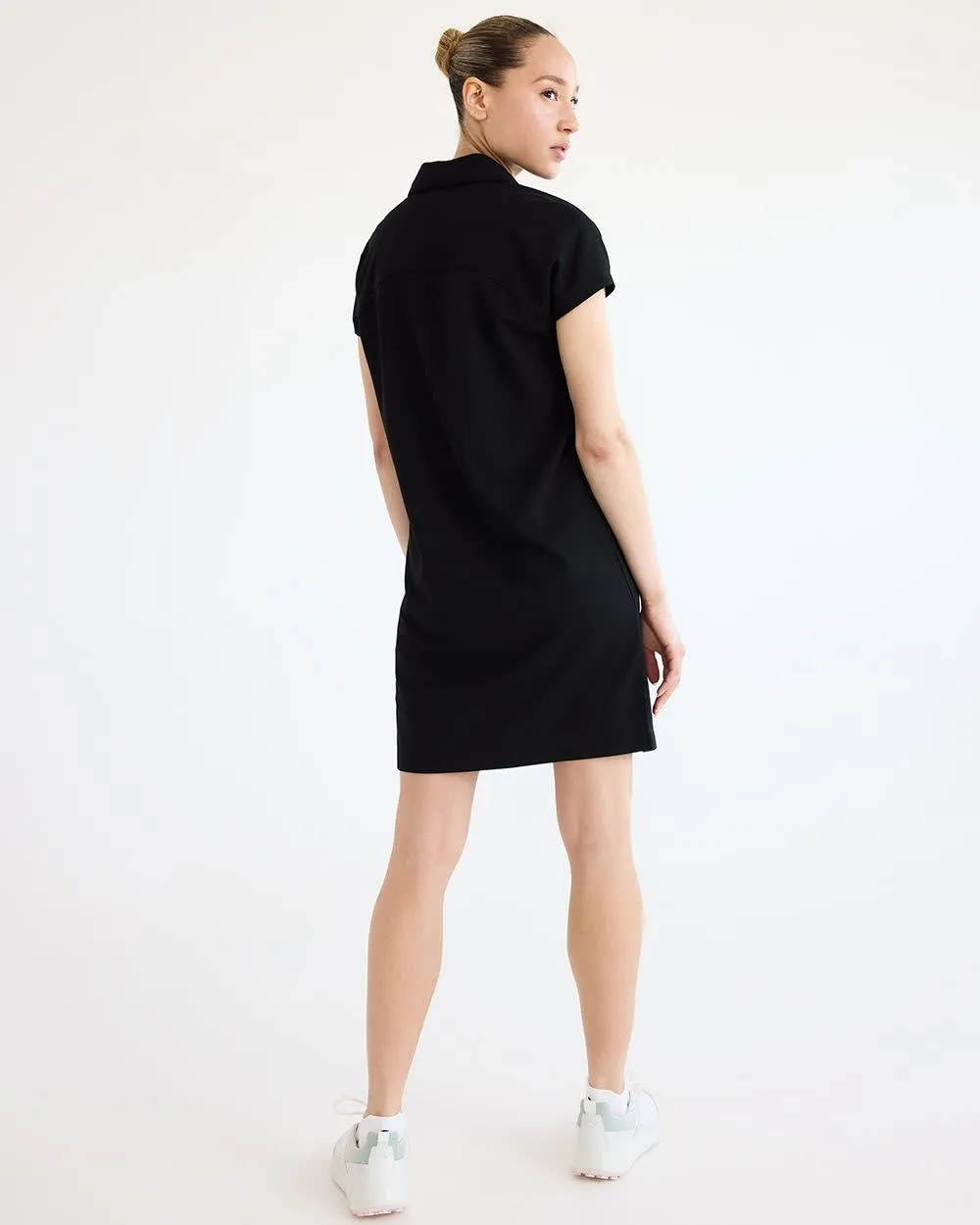 Short-Sleeve Polo Piqué Dress - Hyba sold by Reitmans product image thumbnail 2
