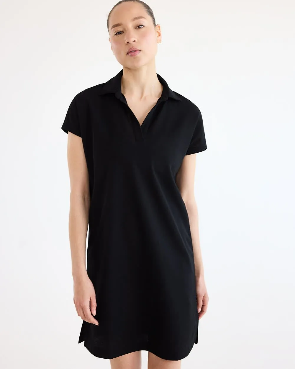 Short-Sleeve Polo Piqué Dress - Hyba sold by Reitmans product image thumbnail 3