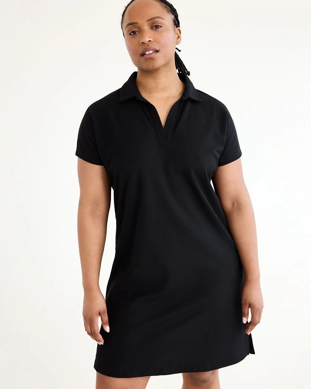 Short-Sleeve Polo Piqué Dress - Hyba sold by Reitmans product image thumbnail 4