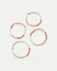 Elastic Beaded Bracelets with Pearls - Set of 4 sold by Reitmans