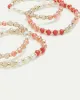 Elastic Beaded Bracelets with Pearls - Set of 4 sold by Reitmans