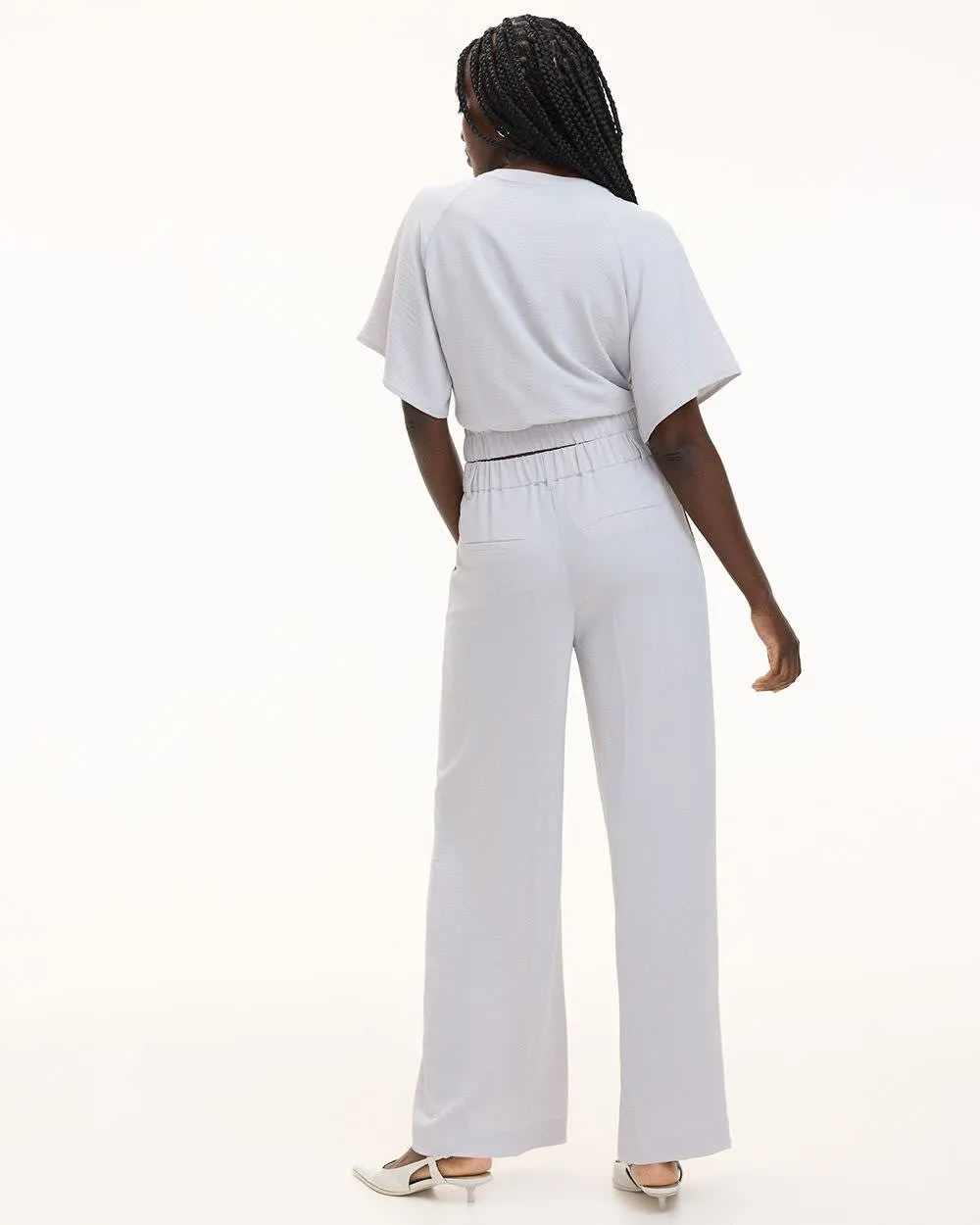 Wide-Leg High-Rise Pant - Petite sold by Reitmans product image thumbnail 2