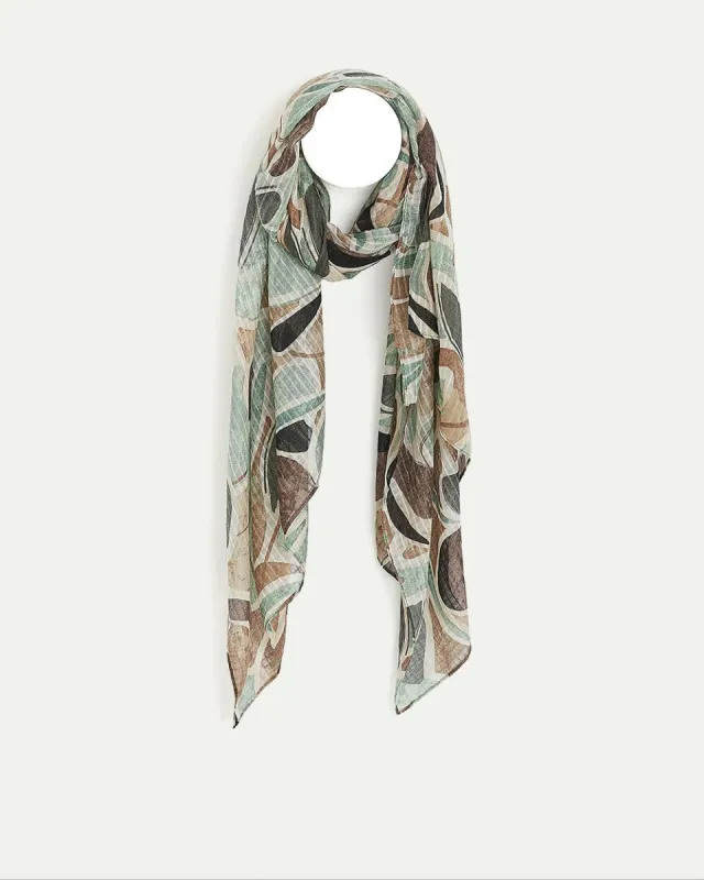 Scarf with Abstract Print sold by Reitmans