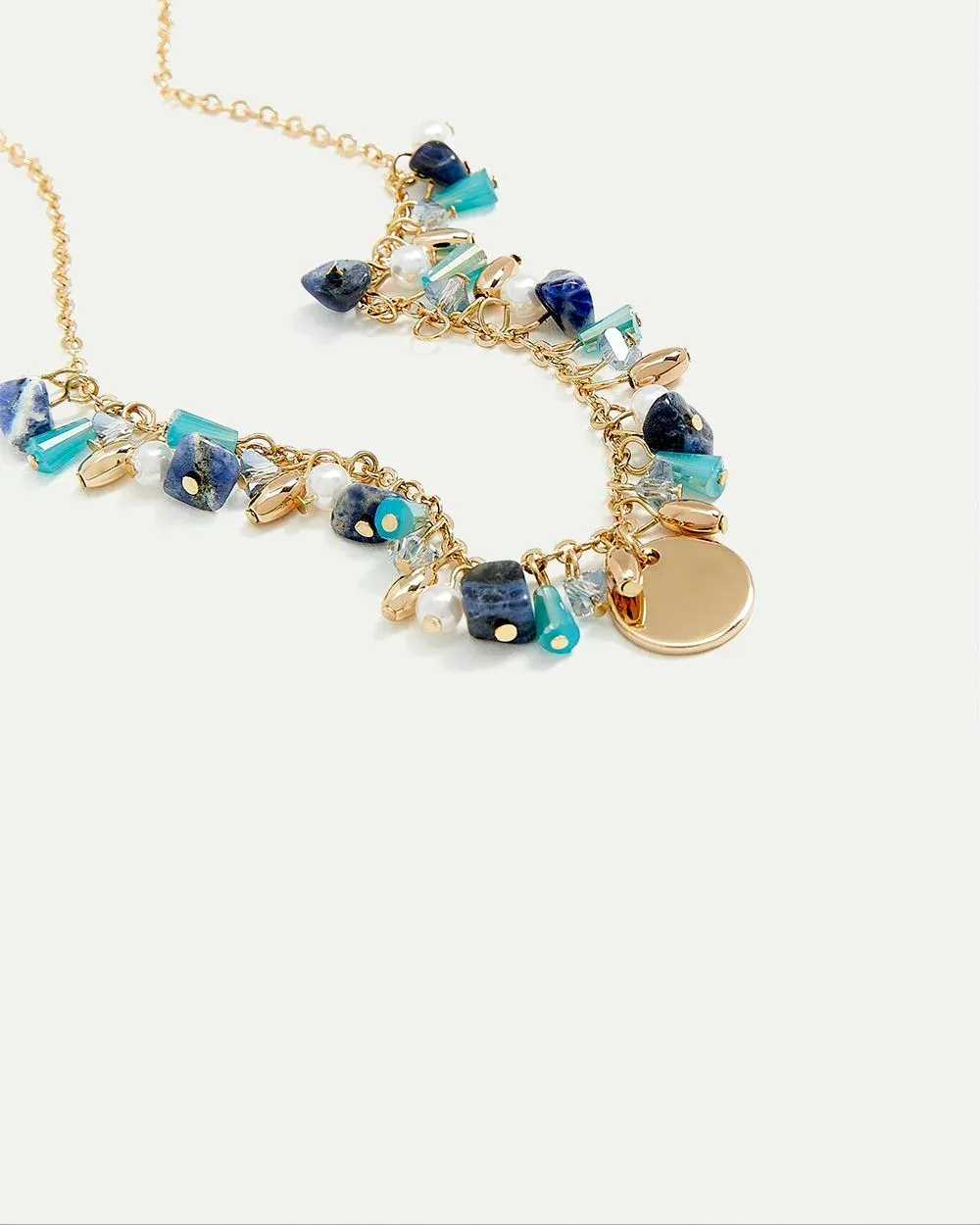 Short Necklace with Dangling Beads sold by Reitmans product image thumbnail 3