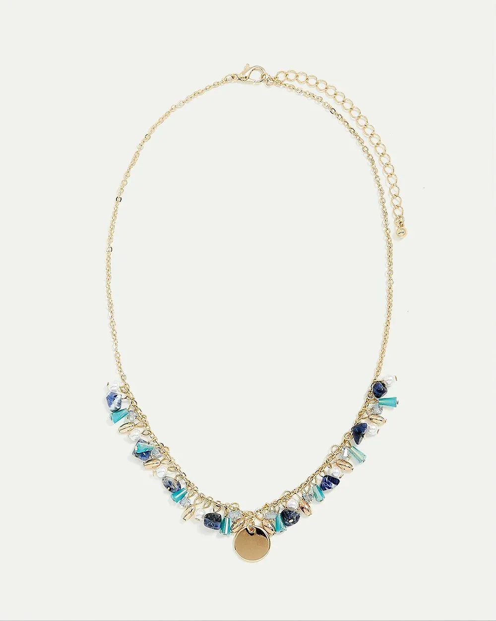 Short Necklace with Dangling Beads sold by Reitmans product image thumbnail 4