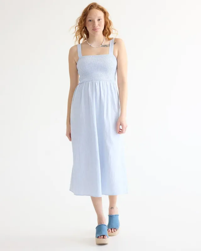 Sleeveless Midi Dress with Smocked Top sold by Reitmans