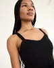 Sleeveless Tiered Midi Dress with Crochet Top sold by Reitmans