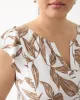 Sleeveless Split-Neck Blouse with Ruffled Shoulders sold by Reitmans